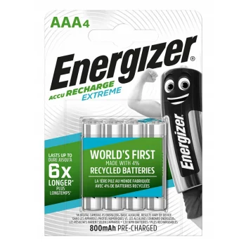 AKUMULATOR ENERGIZER EXTREME AAA HR03 800MAH 4SZT