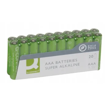 Bateria alkaliczna Q-Connect AAA (R3) 20 szt.