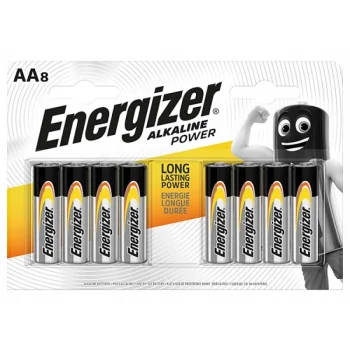 Bateria ENERGIZER Alkaline Power AA LR6 1,5V 8szt