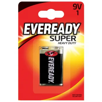 Bateria EVEREADY Super Heavy Duty E 6F22,9V