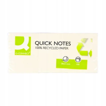 Bloczek samoprzylepny żółty karteczki notes