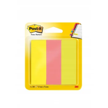 Zakładki indeksujące 25x76mm mix