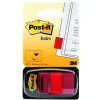 Zakładki indeksujące Post-it czerwone 25x43mm x50