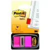Zakładki indeksujące Post-it różowe 25x43mm 50szt