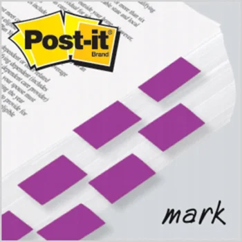 Zakładki indeksujące Post-it fioletowe 25x43mm