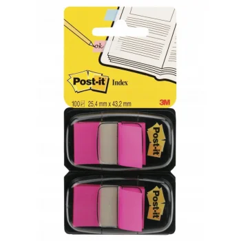 Zakładki indeksujące Post-it różowe 25x43mm