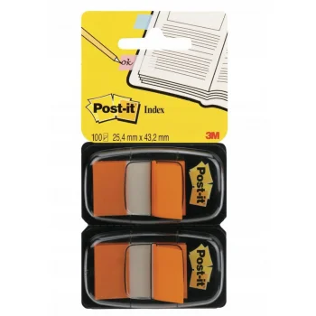 Zakładki indeksujące Post-it pomarańczowe 25x43mm