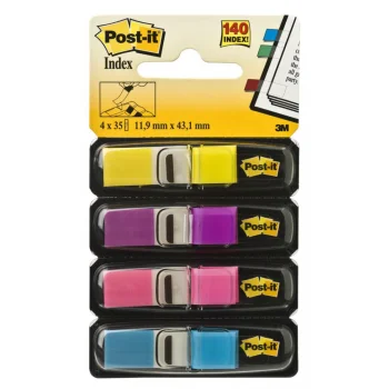 Zakładki Post-it Mini 4 neonowe kolory po 35szt