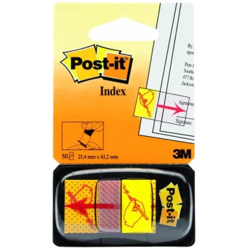 Zakładki Post-it Podpisz Tutaj 50szt