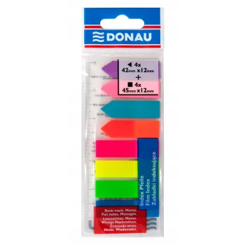Zakładki 12x45mm/12x42mm 4x25/4x25 samoprzylepne