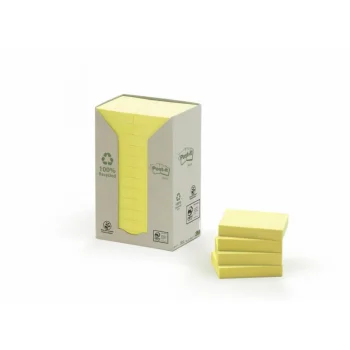 Eko karteczki Post-it Żółte 38 x 51 mm 24 bloczki