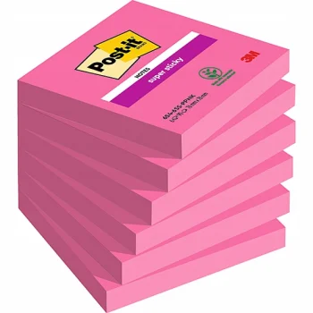 Karteczki samoprzylepne Post-it Fuksja 76 x 6szt