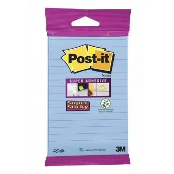 Post-it SS niebieskie 102x152mm 45k