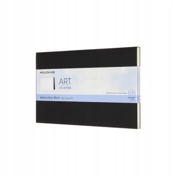 Blok Watercolour L 13x21 cm 20 stron czarny