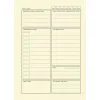 Notatnik Life organizer 165x230mm 80 kart żółty