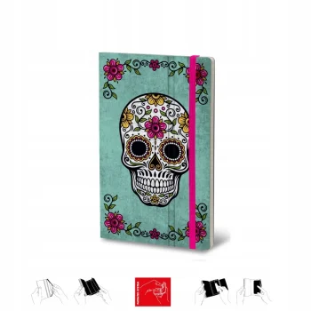 Notatnik 13x21cm 192 strony Calaca - Aquamarine