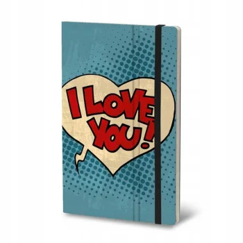 Notatnik STIFFLEX 13x21cm 192 strony I love You
