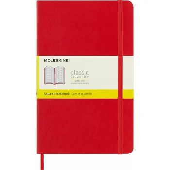 Notes Classic L 13x21cm w kratkę miękka oprawa