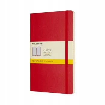 Notes Classic L 13x21cm w kratkę miękka oprawa