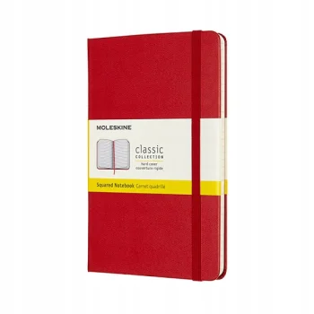 Notes Classic M 11,5x18 cm w kratkę twarda oprawa