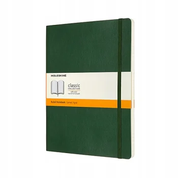 Notes Classic XL w linie miękka oprawa zielony