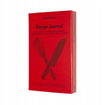 Notes Passion Journal Recipe 400 stron czerwony