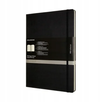 Notes PRO Project Planner A4 twarda oprawa czarny
