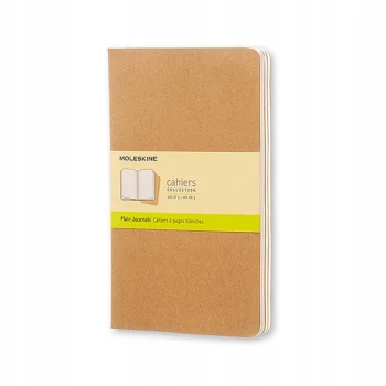 Zestaw 3 zeszytów Cahier Journals L gładki 80