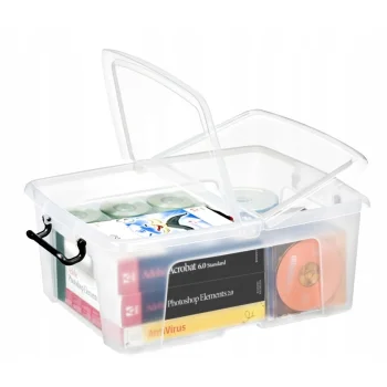 Pojemnik biurowy CEP Smartbox 24l transparentny