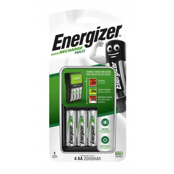 Ładowarka Maxi + 4szt akumulatorków Power Plus AA