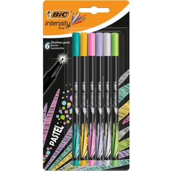 CIENKOPIS BIC INTENSITY FINE PASTEL 6 KOL 0,4MM