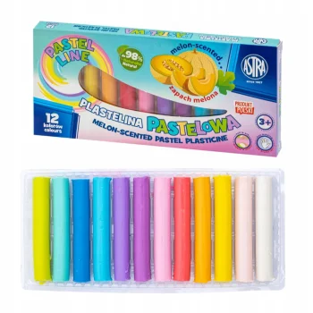 PLASTELINA PASTELOWA ASTRA 12SZT