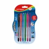DŁUGOPIS BALL PEN SOFT JET 0,7MM MIX KOL 6SZT