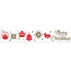 TAŚMA KLEJĄCA ŚWIĄTECZNA Merry Christmas czerwona do oklejania prezentów