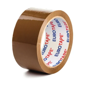 TAŚMA PAKOWA KAUCZUKOWA EURO-TAPE BRĄZOWA 48/60