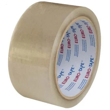 TAŚMA PAKOWA KAUCZUK EURO-TAPE TRANSPARENT 48/60