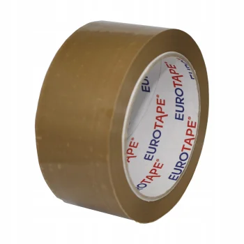 TAŚMA PAKOWA KAUCZUK EUROTAPE BRĄZOWA 48/100