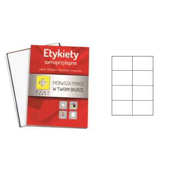 ETYKIETY A4 Memo Label 105x74mm 100ark.