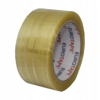 TAŚMA PAKOWA EUROTAPE TRANSPARENT 48/100 x6szt