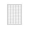 ETYKIETY SAMOPRZYLEPNE A4 - 38x21,2mm 50ark.