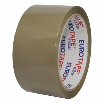 TAŚMA PAKOWA EURO TAPE FREEZER BRĄZOWA 48/60 6szt