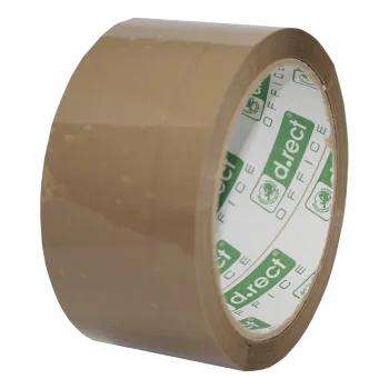 TAŚMA PAKOWA D.RECT KAUCZUKOWA BRĄZOWA 48/66 x6