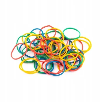 GUMKI RECEPTURKI 40mm x 1,2x1,2MM 100G MIX KOLORÓW