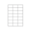 ETYKIETY SAMOPRZYLEPNE A4 100ark 70x42,3mm 100ark.