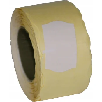 ETYKIETA CENOWA METO1 26x12mm BIAŁA 700szt